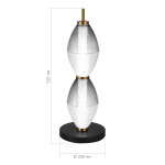 Фото 1 SL6130.404.12 Прикроватная лампа ST-Luce Черный/Белый, Дымчатый LED 1*16W 3000K ICE