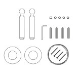 Фото 1 ST962.409.00 Монтажный комплект для тросовой световой системы ST-Luce Черный RAY