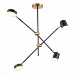 Фото 2 SL1604.432.04 Светильник потолочный ST-Luce Черный, Латунь/Черный LED 4*5W 3000K РОДРИГО