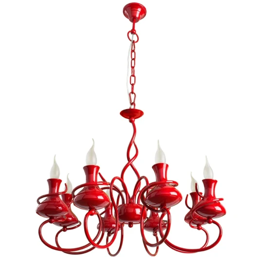 Фото Подвесная люстра Arte Lamp VASO A6819LM-8RD