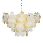 Фото 1 SL6240.203.06 Светильник подвесной ST-Luce золотистый/Прозрачный, янтарный E14 6*60W ТЕНДЕРО