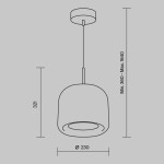 Фото 1 Подвесной светильник Maytoni MOD128PL-L6BR