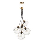 Фото 3 SLE103103-06 Светильник подвесной Золотистый/Прозрачный E27 6*60W SATTURO