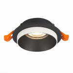 Фото 4 ST206.408.01 Св-к встр. Черный GU10 1*50W  D92xH38 220V Без ламп Встраиваемые светильники