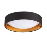 Фото 2 SLE201102-01 Светильник потолочный Черный, Золото/Белый LED 1*24W 4000K ORBIO