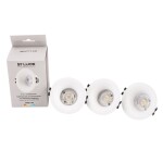 Фото ST905.508.01_3 Светильник встраиваемый со сменным модулем ST-Luce белый/прозрачный LED 1*5.5W 4000K Встраиваемые светильники