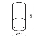 Фото 1 Потолочный светильник Technical C007CW-01B