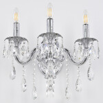 Фото 4 Бра с хрустальными подвесками AL7901B10/3/175 B NW Bohemia Ivele Crystal
