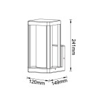 Фото 4 8899 Настенный уличный светильник NEVADA