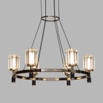 Фото 3 Люстра P0738-6A gold/black
