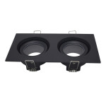 Фото 3 ST255.428.02 Св-к встр. Черный GU10 2*50W  IP65 L180xW90xH40 220V Без ламп Встраиваемые светильники