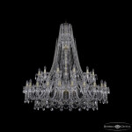 Фото 2 Люстра хрустальная 1411/24+12/530/XL-152 G