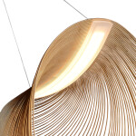 Фото 1 SL6900.503.32 Светильник подвесной ST-Luce Белый/Древесный LED 1*32W 4000K FOSSIL