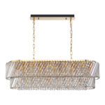 Фото 3 SL6138.303.14 Светильник подвесной ST-Luce латунь/прозрачный E14 14*40W РИТЦ