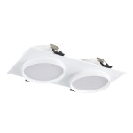 Фото ST258.508.02 Св-к встр. Белый GX53 2*50W IP20 L220xW109xH43 220V Без ламп Встраиваемые светильники