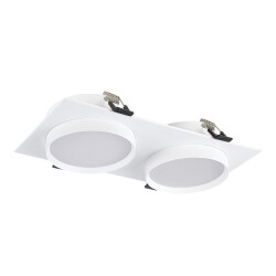 Фото ST258.508.02 Св-к встр. Белый GX53 2*50W IP20 L220xW109xH43 220V Без ламп Встраиваемые светильники