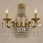 Фото 3 Бра хрустальные 2211H201B/2/35IV G Bohemia Ivele Crystal