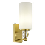 Фото SL2003.301.01 Светильник настенный ST-Luce латунь/белый E27 1*40W АВРОРА