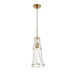 Фото 1 SL1016.203.01 Светильник подвесной ST-Luce Золотистый/Золотистый, Прозрачный E27 1*60W НАРРИО