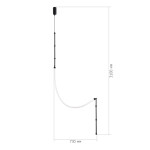 Фото 1 SL6132.401.20 Светильник настенно-потолочный ST-Luce Черный/Белый LED 1*20W 3000K СЛЕЙТ