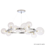 Фото 4 Люстра Crystal Lux AGATA SP15 V2 CHROME/TRANSPARENTE