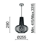 Фото 2 Подвесной светильник Maytoni MOD193PL-01W