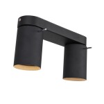 Фото 1 SL597.401.02 Спот ST-Luce Черный, Хром/Черный GU10 LED 2*3W Потолочные светильники