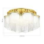 Фото 1 SL1511.202.07 Люстра потолочная ST-Luce Золотистый/Белый E27 7*60W ALLEGRO