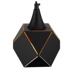 Фото 1 SL258.403.01 Светильник подвесной ST-Luce Черный/Черный, Золото E14 1*40W ЭНИГМА