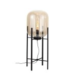 Фото SL1050.515.01 Торшер ST-Luce Черный/Коньячный E27 1*40W (из 2-х коробок) БУРАСКА