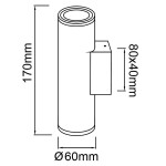 Фото 2 9098 Настенный уличный светильник PERE