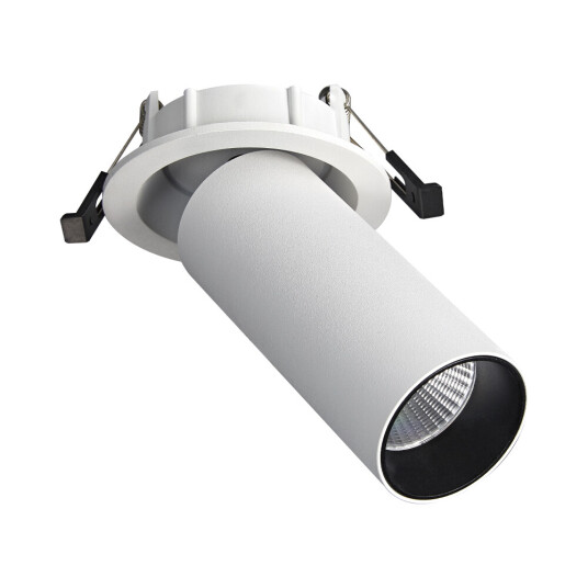 Фото ST759.538.07 Св-к встр. Белый LED 1*7W 3000K 560Lm Ra>90 60° IP20 D95xH156 220-240VV Встраиваемые светильники