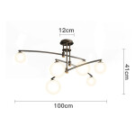 Фото 6 Потолочный светильник 8119P/6 black