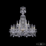 Фото 2 Люстра хрустальная 1402/12+6/240/XL-77 G