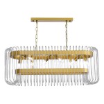 Фото 2 SL1228.203.08 Люстра подвесная ST-Luce Золотистый/Прозрачный E14 8*40W GROSSETO