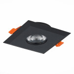 Фото 3 ST204.408.01 Св-к встр. Черный GU10 1*50W  L94xW94xH25 220V Без ламп Встраиваемые светильники