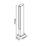 Фото 25 9160 Наземный уличный светильник LOTUS