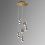 Фото 3 Подвесной светильник MT9176-6H titanium gold