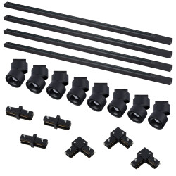 Фото ST2652.430.08 Комплект трек, черный,8св-ков,4шинопр-да, кон-ры,ST652.436.12,ST001.419.00,ST002.419.0 BASE