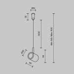 Фото 4 Комплектующие для трекового светильника Technical TRA154CSW-1PT