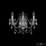 Фото 2 Бра хрустальные 1411B/3/160 Ni Bohemia Ivele Crystal