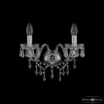 Фото 3 Бра хрустальные 1403B/2/160 Ni Bohemia Ivele Crystal