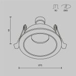 Фото 3 Встраиваемый светильник Technical DL126-GU10-WB