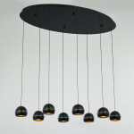 Фото 2 Подвесной светильник MD21001034-8A black/gold