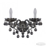 Фото 2 Бра хрустальные 1409B/2/160/XL Ni Balls M731