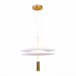 Фото 3 SL6101.203.01 Люстра подвесная ST-Luce Золотистый/Белый LED 1*10W 3000K ISOLA