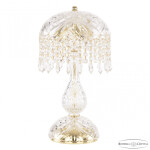 Фото Настольная лампа хрустальная 14781L1/22 G Drops Bohemia Ivele Crystal (Богемия Ивеле Кристалл)