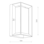 Фото 1 SL077.411.01 Светильник уличный настенный ST-Luce Черный/Белый LED 1*6W 3000K CUBISTA