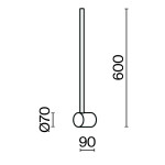 Фото 4 Настенный светильник (бра) Maytoni MOD237WL-L6B3K
