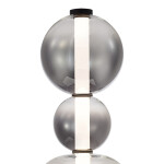 Фото 1 SL6119.404.18 Прикроватная лампа ST-Luce Черный/Дымчато-Серый LED 1*18W 3000K ПЕРЛИНА